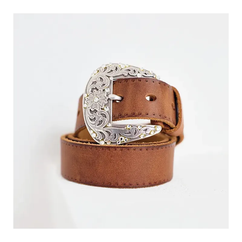 Mazélie ceinture Sando Strass Nub Camel