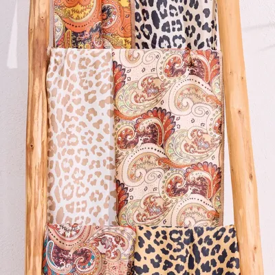 MZ foulard Amani Beige Rouge