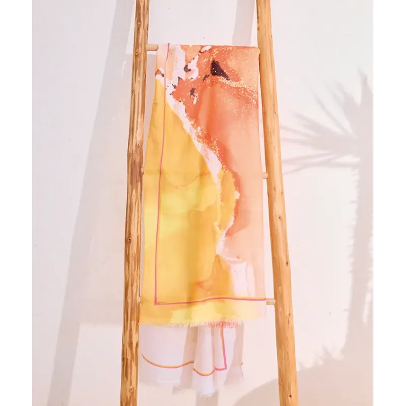 MZ foulards dye orange