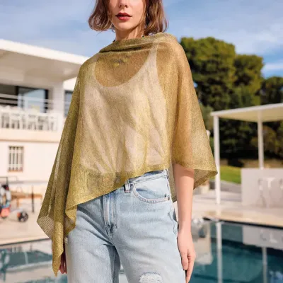 MZ poncho Gina Kaki Or