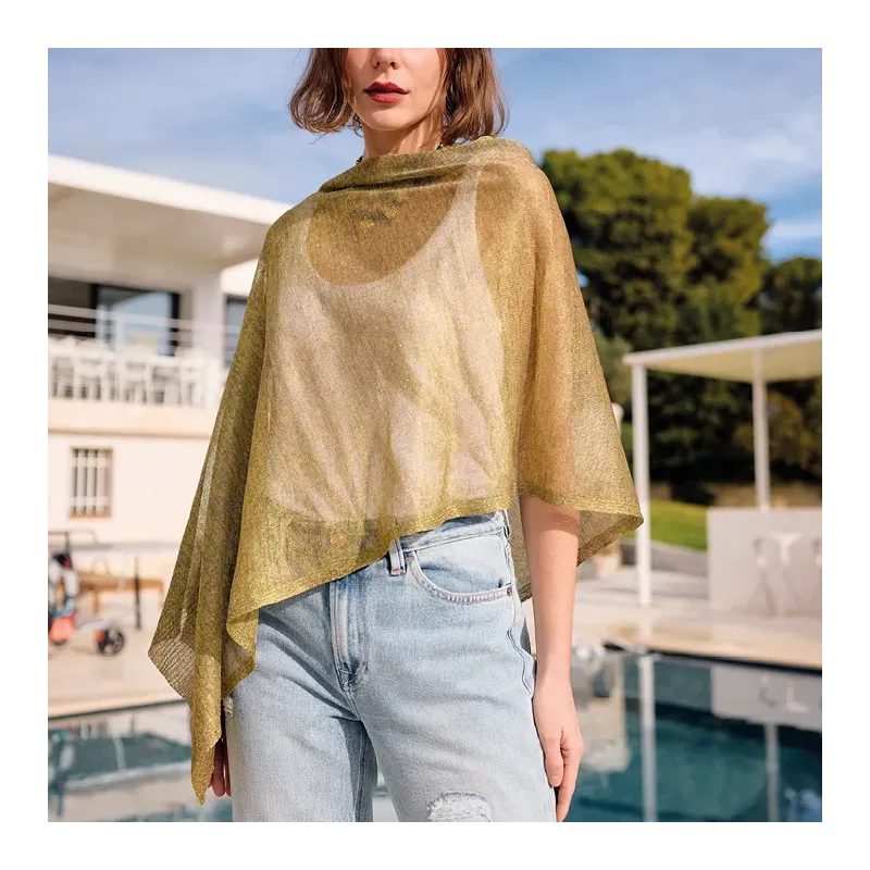 MZ poncho Gina Kaki Or