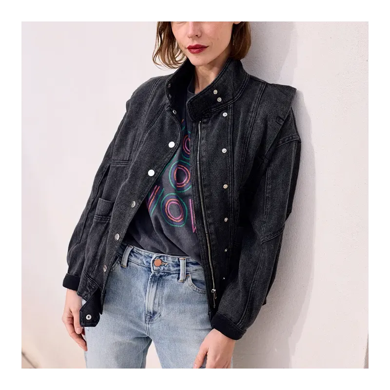 MZ veste Eva Denim Gris