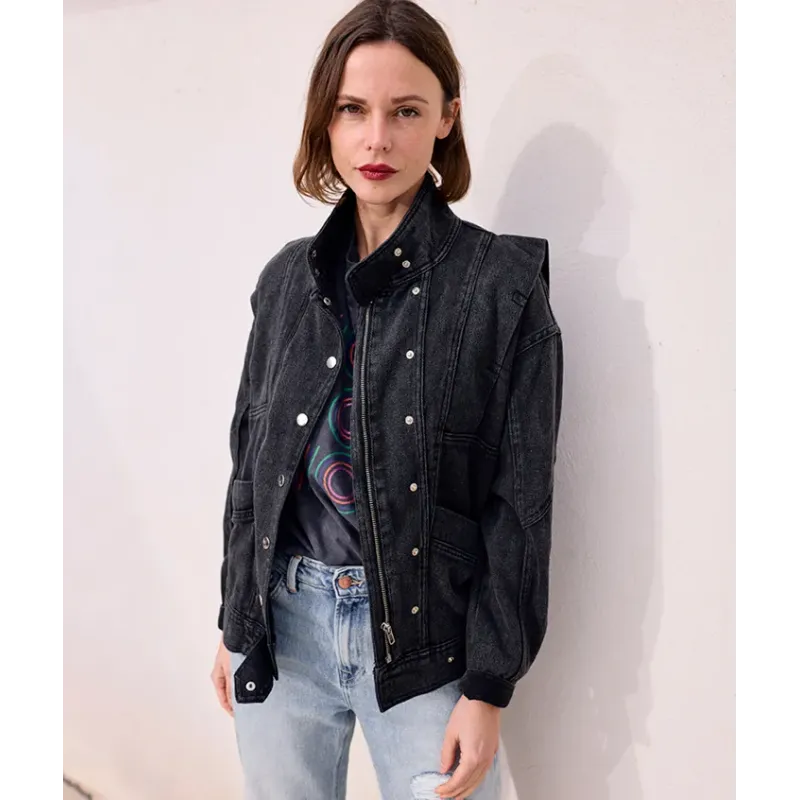 MZ veste Eva Denim Gris